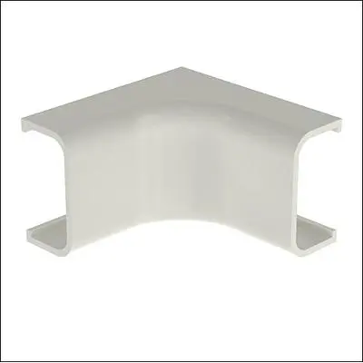 [ICF5WH-OLD1] Conducto portacables superficial, emp. esquina interior LD5, blanco